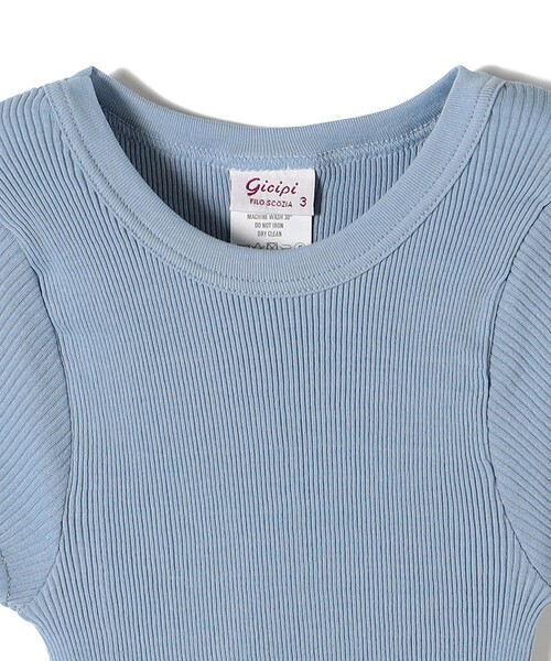 gicipi:リブ フレンチ スリーブ（CALCIO） gicipi:リブ フレンチ スリーブ（CALCIO）（Tシャツ/カットソー