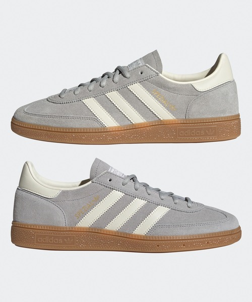 adidas(アディダス)の「adidas/アディダス HANDBALL SPEZIAL スニーカー 秋服 冬服(スニーカー・メンズ・グレー×ホワイト・26.5/27/27.5/28)」の3枚目の写真