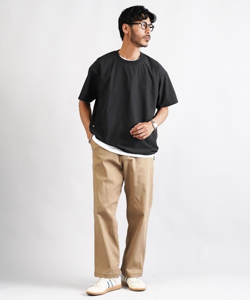 jiggys shop(ジギーズショップ)の「ポリエステルタフタ ドローコード シャーリング プルオーバー 半袖Tシャツ(Tシャツ/カットソー・メンズ・グリーン系その他/ブラック/ライトグレー/グレー・X-LARGE/LARGE/MEDIUM/SMALL)」の20枚目の写真