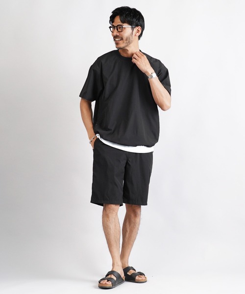jiggys shop(ジギーズショップ)の「ポリエステルタフタ ドローコード シャーリング プルオーバー 半袖Tシャツ(Tシャツ/カットソー・メンズ・グリーン系その他/ブラック/ライトグレー/グレー・X-LARGE/LARGE/MEDIUM/SMALL)」の21枚目の写真