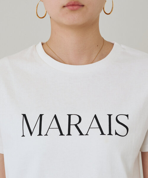 LOUNGEDRESS（ラウンジドレス）の「MARAIS T（Tシャツ/カットソー・レディース・オフホワイト/チャコールグレー/カーキ・FREE）」の13枚目の写真