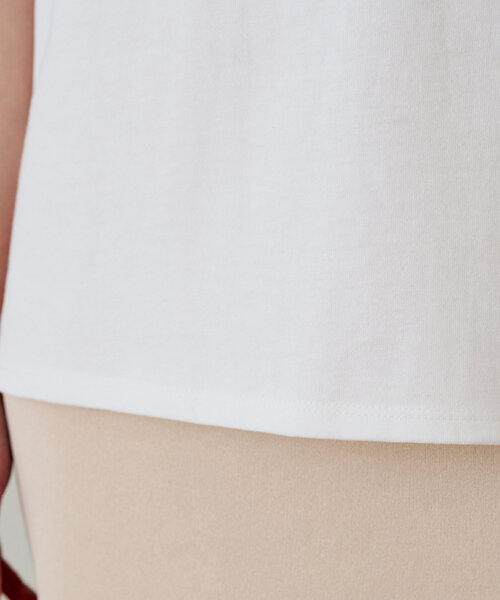 LOUNGEDRESS（ラウンジドレス）の「MARAIS T（Tシャツ/カットソー・レディース・オフホワイト/チャコールグレー/カーキ・FREE）」の15枚目の写真