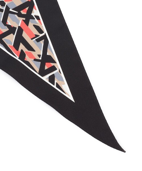 23区（ニジュウサンク）の「Ratti アブストラクトプリント スカーフ（バンダナ/スカーフ・レディース・ブラック系5/オレンジ系5・F）」の8枚目の写真