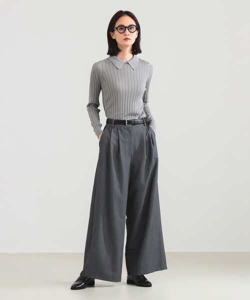 ノーブル⭐︎ 【洗える】シルキーコットンプレーンシャツ 洗える】シルキーコットンプレーンシャツ | ノーブル(Noble