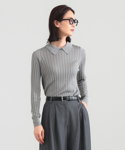 値下げ【新品、未使用】Holiday & Brown リネンシルク　ヘリンボーン Artisane josse 長財布 レディース 軽量 本革 緑 かぶせ 大容量