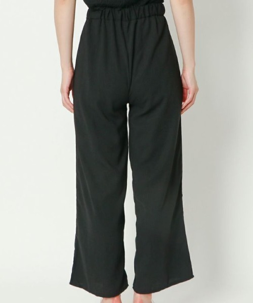 GORGE(ゴージ)の「《シャーリング×レースアップ》レディース セットアップ 上下セット 体型カバー 春夏秋(パンツドレス・レディース・ブラック/ピンク/ベージュ/ミント・F)」の11枚目の写真