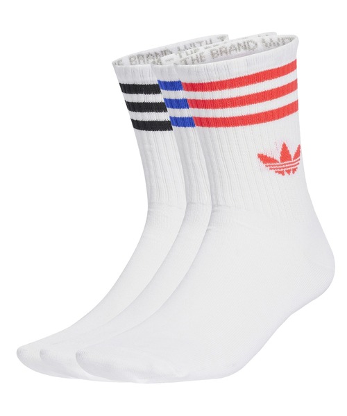 adidas 3S CREW S 3P / アディダス 3 ストライプ クルー