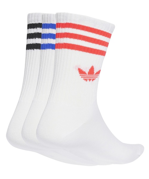 adidas 3S CREW S 3P / アディダス 3 ストライプ クルー