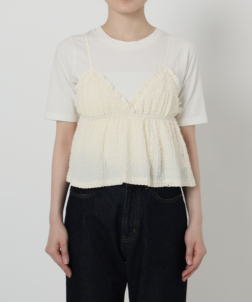 ブラウス シャツ GLOWNY/グロウニー SOPHIE'S SUMMER TOP GY24BSL003IV/GY24B レディース セール】GLOWNY/グロウニー SOPHIE'S SUMMER TOP GY24BSL003IV