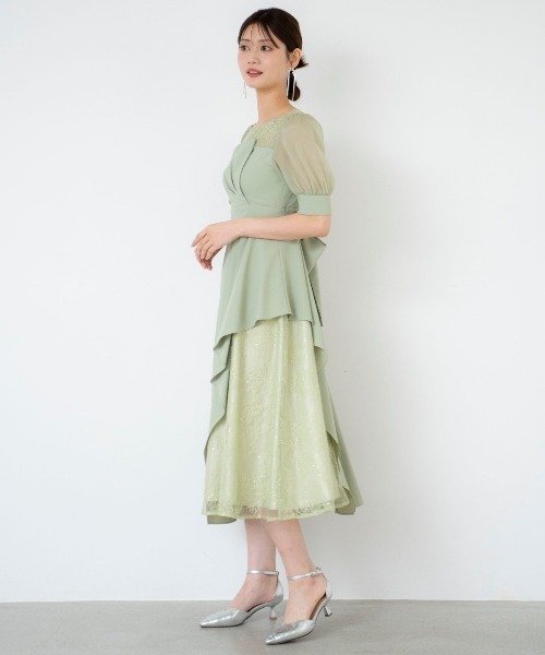 アシメラッフルレースドレス（ドレス）｜AND COUTURE（アンド