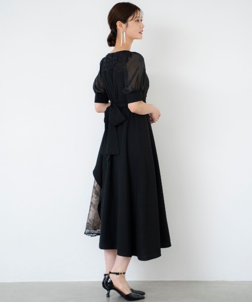 アシメラッフルレースドレス（ドレス）｜AND COUTURE（アンド
