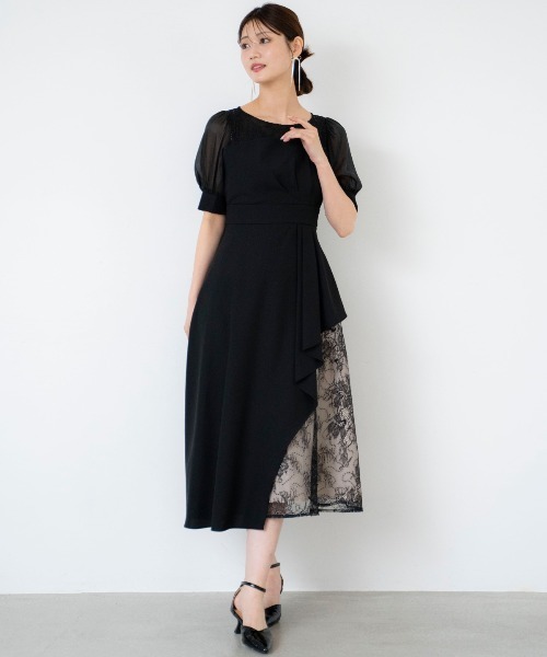 アシメラッフルレースドレス（ドレス）｜AND COUTURE（アンド