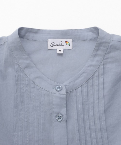 Arnold Palmer(アーノルドパーマー)の「インド綿 裾スカラップ刺繍 ブラウス(シャツ/ブラウス・レディース・チャコールグレー/サックスブルー/ホワイト・S/M/L)」の17枚目の写真