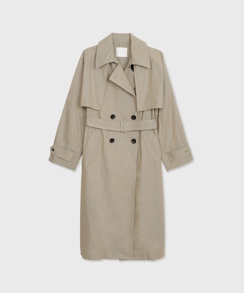 CINOH（チノ）の「FINX COTTON SEPARATE TRENCH COAT（トレンチコート・レディース・ベージュ・36/38）」の11枚目の写真