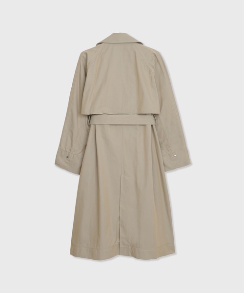 CINOH（チノ）の「FINX COTTON SEPARATE TRENCH COAT（トレンチコート・レディース・ベージュ・36/38）」の12枚目の写真