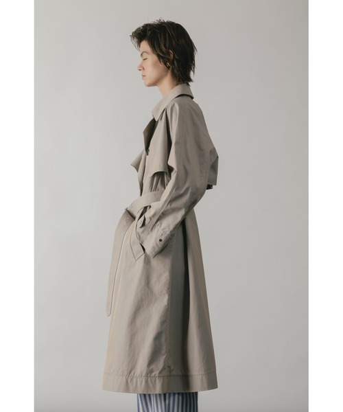 CINOH（チノ）の「FINX COTTON SEPARATE TRENCH COAT（トレンチコート・レディース・ベージュ・36/38）」の15枚目の写真