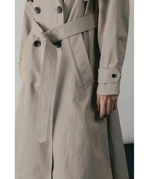 CINOH（チノ）の「FINX COTTON SEPARATE TRENCH COAT（トレンチコート・レディース・ベージュ・36/38）」の10枚目の写真