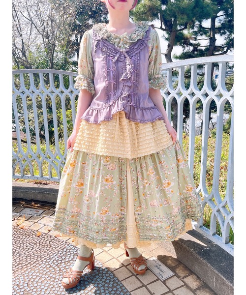 お値下げ！ピンクハウス★フラワーゼリープリントワンピース フラワーゼリープリントワンピース（ワンピース）｜PINK HOUSE
