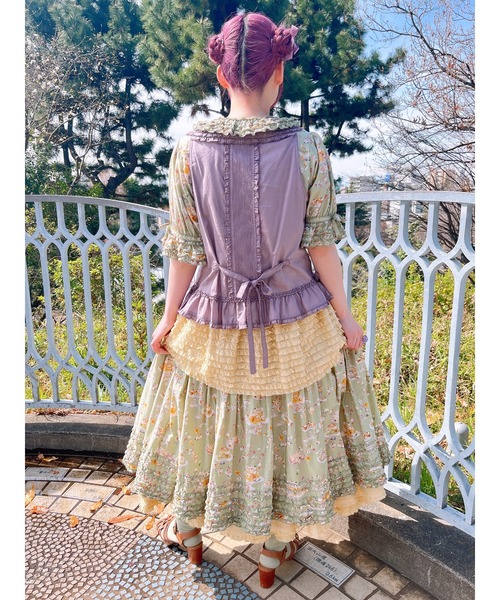 お値下げ！ピンクハウス★フラワーゼリープリントワンピース フラワーゼリープリントワンピース（ワンピース）｜PINK HOUSE