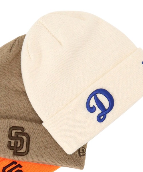 NEW ERA（ニューエラ）の「ニューエラ ニット帽 MLB（ニットキャップ/ビーニー・メンズ・グレー系その他/ブラック/オレンジ/ベージュ/ブラック系/ホワイト/グレー・FREE）」の2枚目の写真