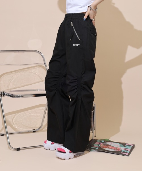 NERDY(ノルディ)の「ニーシャーリングウーブンパンツ(その他パンツ・メンズ・ブラック/ピンク/グレー・L/S/M)」の21枚目の写真
