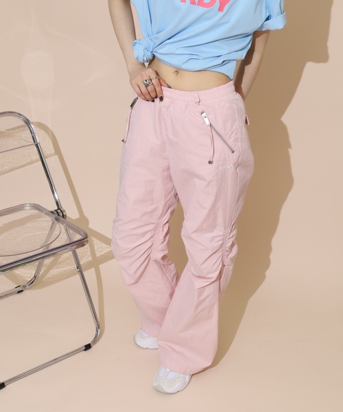 NERDY(ノルディ)の「ニーシャーリングウーブンパンツ(その他パンツ・メンズ・ブラック/ピンク/グレー・L/S/M)」の11枚目の写真