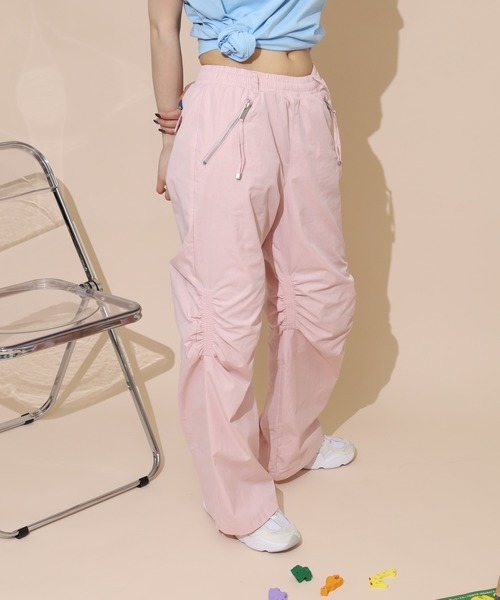 NERDY(ノルディ)の「ニーシャーリングウーブンパンツ(その他パンツ・メンズ・ブラック/ピンク/グレー・L/S/M)」の10枚目の写真