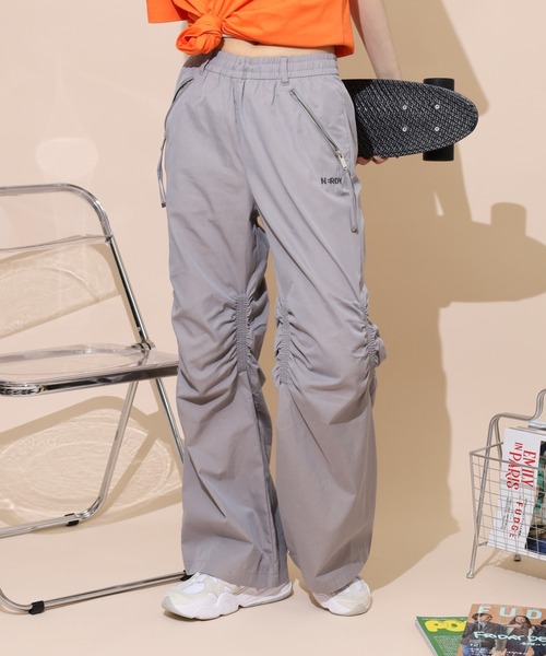 NERDY(ノルディ)の「ニーシャーリングウーブンパンツ(その他パンツ・メンズ・ブラック/ピンク/グレー・L/S/M)」の17枚目の写真