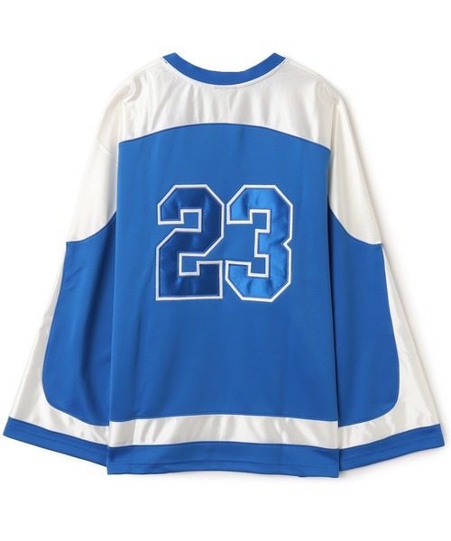 JORDAN BRAND(ジョーダンブランド)の「JORDAN BRAND M J BRK CLGTE HOCKEY JSY / ジョーダン ブランド ジョーダン BRK CLGTE HOCKEY JSY L/S トップ / NIKE【SP】(ジャージ・メンズ・ブルー/ブラック/アイボリー・S/M/L/XL/XXL)」の8枚目の写真