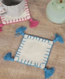 studio CLIP（スタディオクリップ）の「カラーステッチタッセルコースター（キッチンツール）」