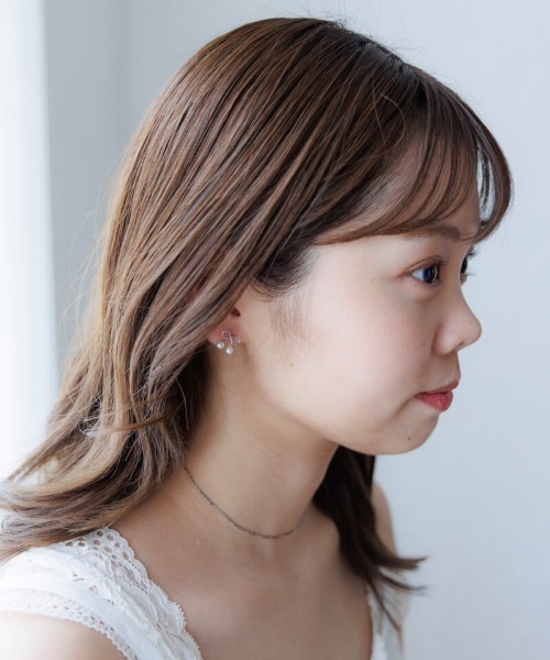 flower(フラワー)の「チェリーリボンピアス(ピアス(両耳用)・レディース・シルバー/ゴールド・FREE)」の12枚目の写真