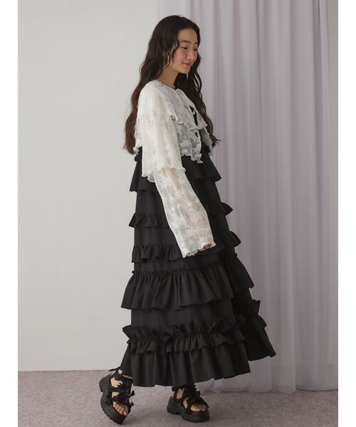 merry jenny(メリージェニー)の「レースティアードボレロ(シャツ/ブラウス・レディース・オフホワイト/アイボリー・FREE)」の15枚目の写真
