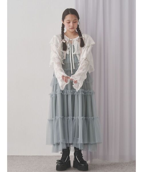 merry jenny(メリージェニー)の「レースティアードボレロ(シャツ/ブラウス・レディース・オフホワイト/アイボリー・FREE)」の20枚目の写真