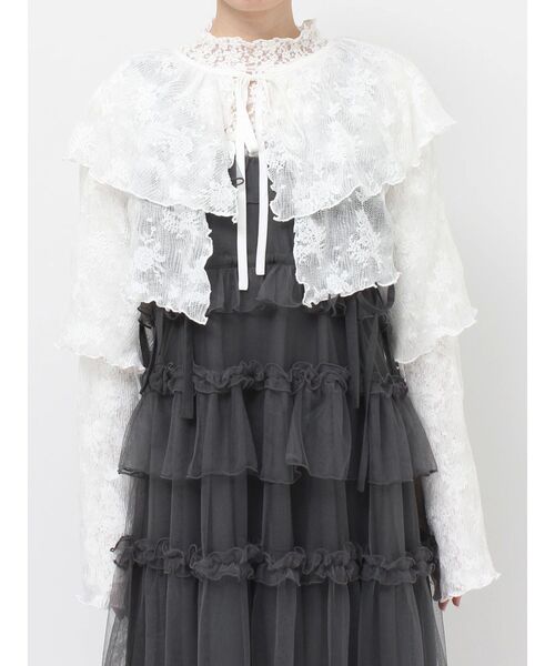 merry jenny(メリージェニー)の「レースティアードボレロ(シャツ/ブラウス・レディース・オフホワイト/アイボリー・FREE)」の21枚目の写真