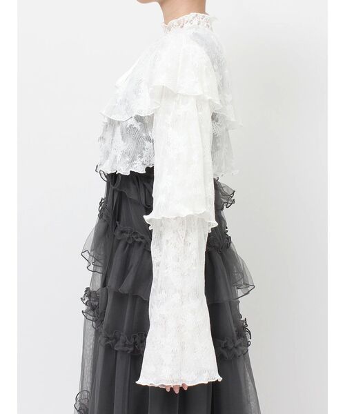 merry jenny(メリージェニー)の「レースティアードボレロ(シャツ/ブラウス・レディース・オフホワイト/アイボリー・FREE)」の22枚目の写真