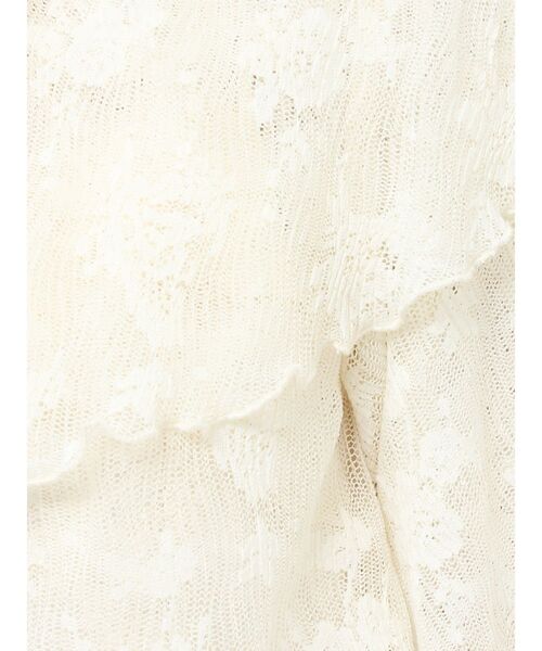 merry jenny（メリージェニー）の「レースティアードボレロ（シャツ/ブラウス・レディース・アイボリー/オフホワイト・FREE）」の3枚目の写真