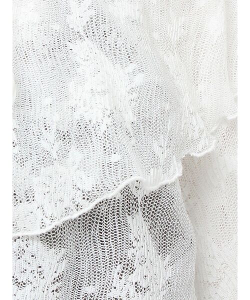 merry jenny（メリージェニー）の「レースティアードボレロ（シャツ/ブラウス・レディース・アイボリー/オフホワイト・FREE）」の4枚目の写真