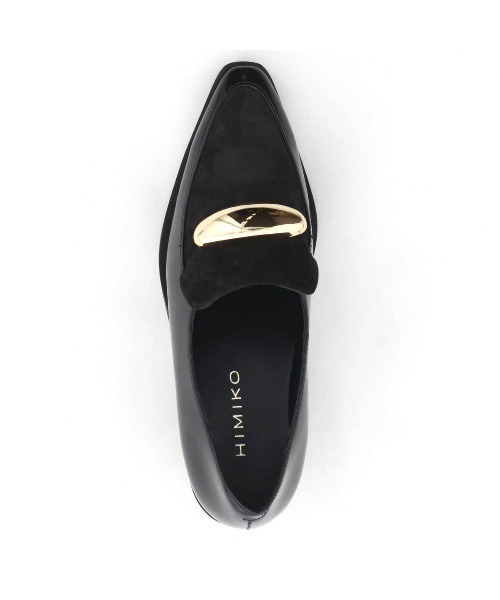 HIMIKO（ヒミコ）の「【HIMIKO】軽量ソールオーバルモチーフローファー/651306（ローファー・レディース・ブラウン系その他/ブラック/ガンメタ・25.0cm/24.5cm/23.5cm/22.5cm/22.0cm/25.5cm/24.0cm/23.0cm）」の6枚目の写真