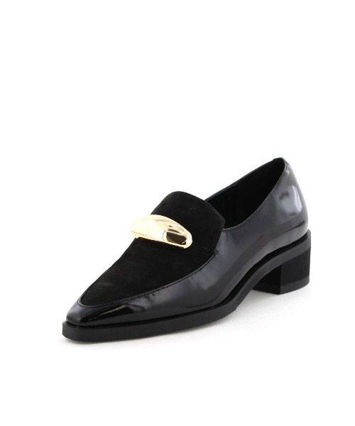 HIMIKO（ヒミコ）の「【HIMIKO】軽量ソールオーバルモチーフローファー/651306（ローファー・レディース・ブラウン系その他/ブラック/ガンメタ・25.0cm/24.5cm/23.5cm/22.5cm/22.0cm/25.5cm/24.0cm/23.0cm）」の8枚目の写真