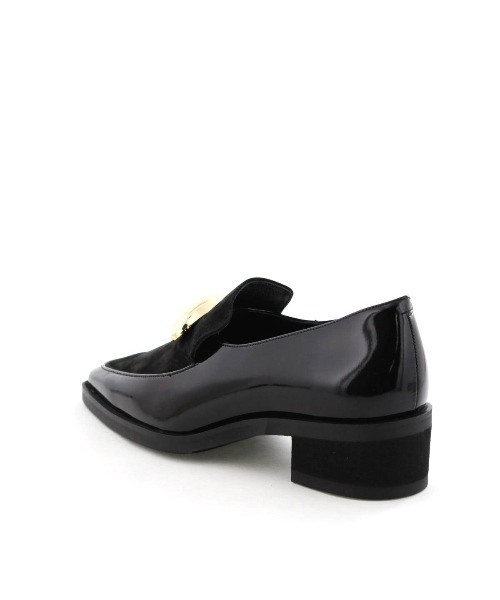 HIMIKO（ヒミコ）の「【HIMIKO】軽量ソールオーバルモチーフローファー/651306（ローファー・レディース・ブラウン系その他/ブラック/ガンメタ・25.0cm/24.5cm/23.5cm/22.5cm/22.0cm/25.5cm/24.0cm/23.0cm）」の10枚目の写真