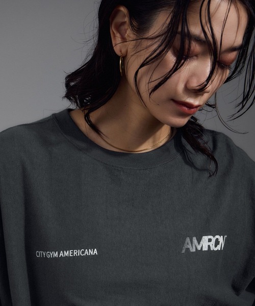 Americana（アメリカーナ）】リバースウィーブ L/S T／ロング