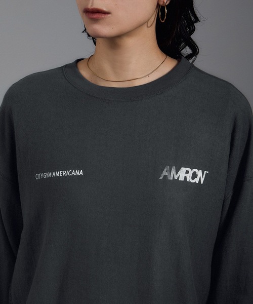 新品 AMERICANA/アメリカーナ LONGSLEEVETシャツ AMERICANA tシャツ 「Americana（アメリカーナ）」リバース