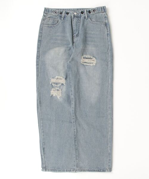 アパルトモン購入 R13 23AW ダメージ加工デニムワイドパンツ アパルトモン購入 R13 23AW ダメージ加工デニムワイドパンツ