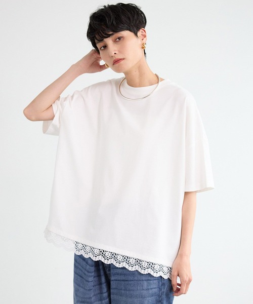 BARNYARDSTORM / レースヘムプルオーバー（Tシャツ/カットソー