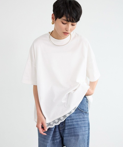 BARNYARDSTORM / レースヘムプルオーバー（Tシャツ/カットソー