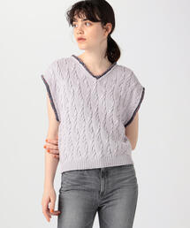 良品 13AW MACPHEE マカフィートゥモローランド ニット セーター カットソー 半袖 タートルネック 12-02-34-02619 茶 ブラウン レディース 古着 中古 MACPHEE - 良品 13AW MACPHEE マカフィートゥモローランド