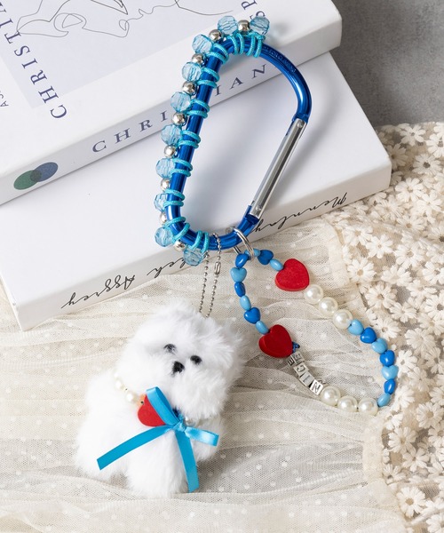 セール】【Casselini】アニマル カラビナ バッグチャーム 猫 犬 熊