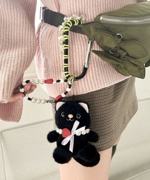 SETUP7（セットアップセブン）の「【Casselini】アニマル カラビナ バッグチャーム 猫 犬 熊 くま クマ cat dog bear キーリング ギフト 252-110101（チャーム）」