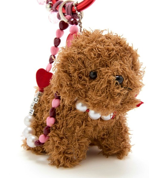 Casselini（キャセリーニ）の「【Casselini】アニマル カラビナ バッグチャーム 猫 犬 熊 くま クマ cat dog bear キーリング ギフト 252-110101（チャーム・レディース・レッド/ブラック/ブルー・FREE）」の10枚目の写真