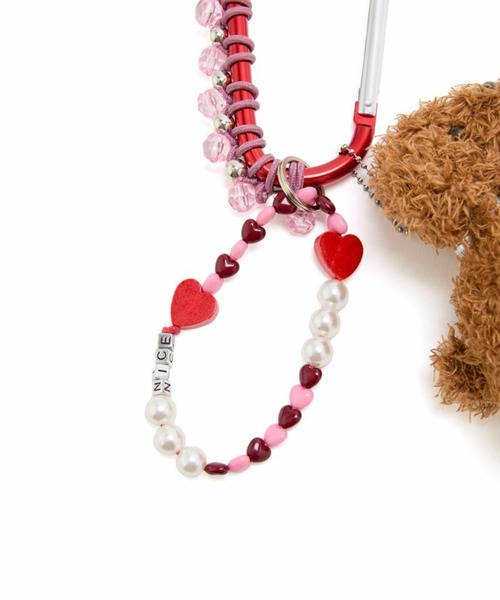 Casselini（キャセリーニ）の「【Casselini】アニマル カラビナ バッグチャーム 猫 犬 熊 くま クマ cat dog bear キーリング ギフト 252-110101（チャーム・レディース・レッド/ブラック/ブルー・FREE）」の12枚目の写真